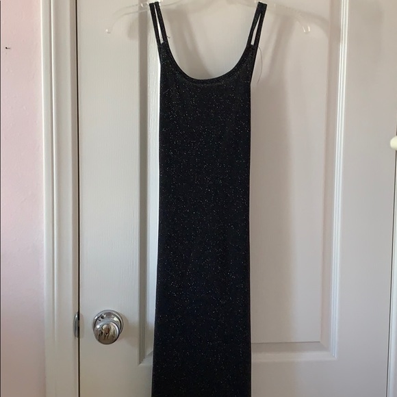 City Triangles Black Glitter Maxi Dress - Picture 4 of 7